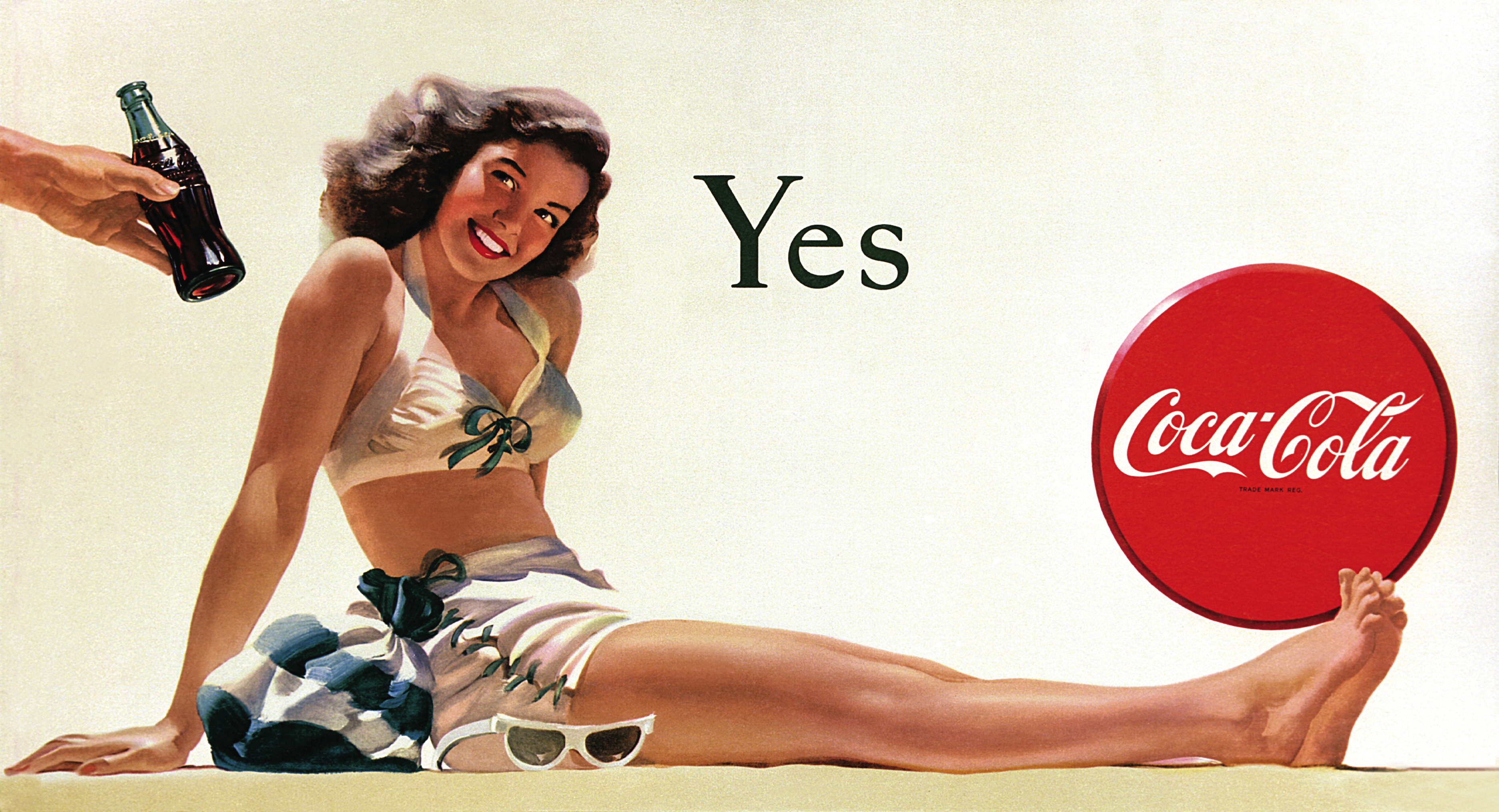 First Santa and Coca-Cola Illustration by Haddon Sundblom