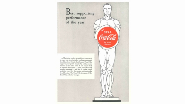 Oscars flyer featuring Coca-Cola