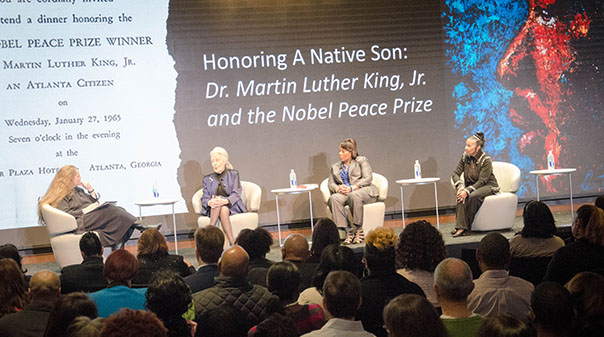 From left: Maria Saporta, Janice Blumberg, Dr. Bernice A. King and Xernona Clayton. Amy Sparks