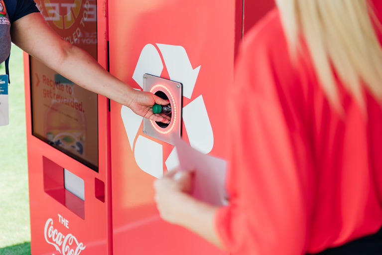 Coca-Cola recycling machine