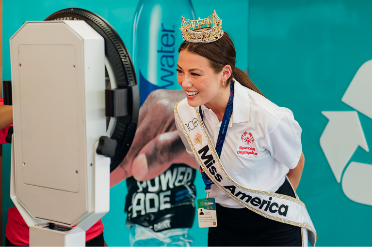 Coca-Cola special olympics miss America