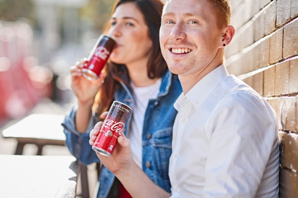 Australians drinking Coke