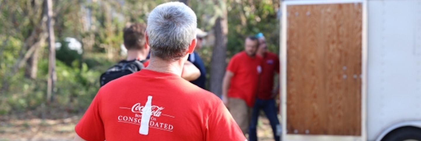 In the aftermath of Hurricane Florence’s landfall on the North Carolina coast, truck driver Lee Granger reached out to Coke Consolidated’s assistance line for help.