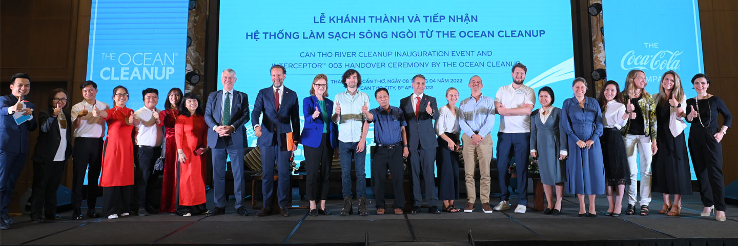 The Ocean Cleanup and The Coca-Cola Company Mark Partnership Milestone in Vietnam The Ocean Cleanup and The Coca-Cola Company Mark Partnership Milestone in Vietnam