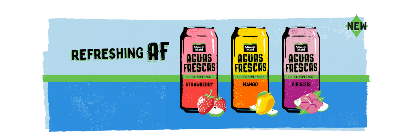 Three Canned Aguas Frescas Flavors, Refreshing AF three flavors of aguas frescas in cans