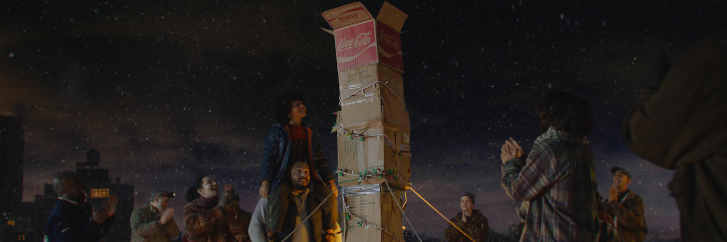 Coca-Cola "Real Magic at Christmas" campaign promotion Image from Coca-Cola "Real Magic at Christmas" campaign