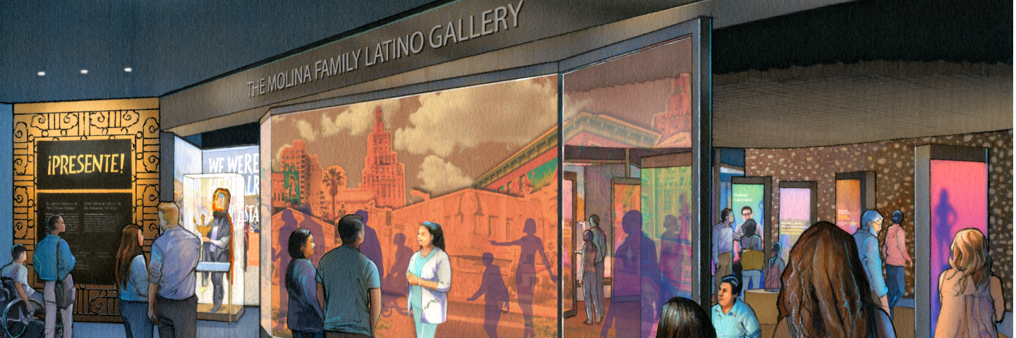 visitors tour the national museum of the american latino