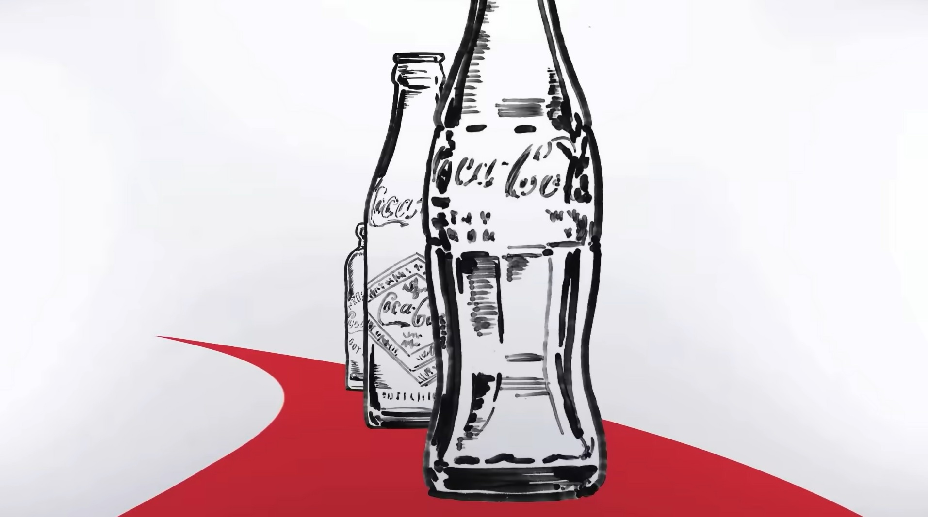 Coca-Cola bottle graphic