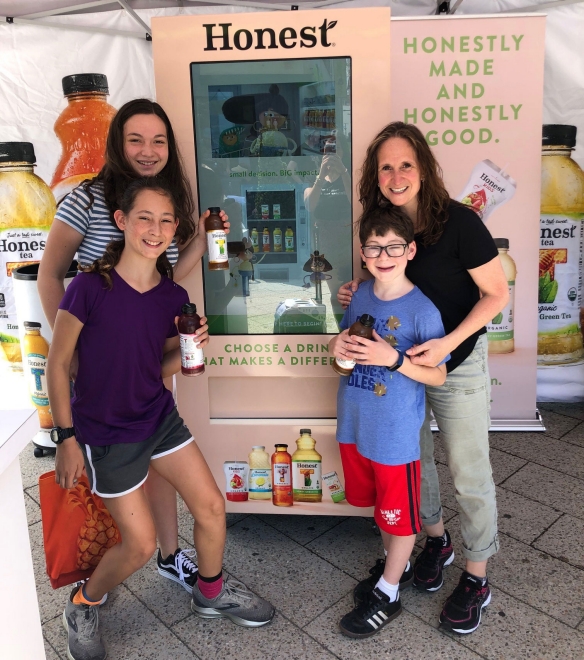 ‘Up Your Impact’ vending machine at Chelsea Piers in New York City.