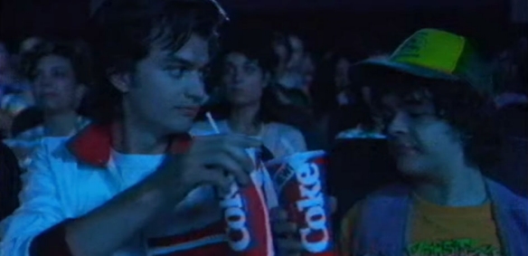 A cinema ad will feature Stranger Things characters enjoying New Coke at a cinema theatre