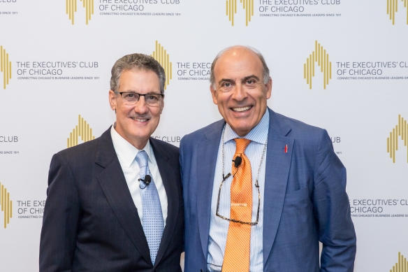 Muhtar Kent with A.T. Kearney Chairman Emeritus and Partner Paul Laudicina.