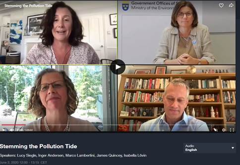 Discussing the pollution tide