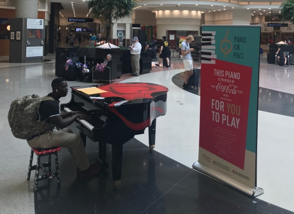 Piano- For you to play provided by Coca-Cola