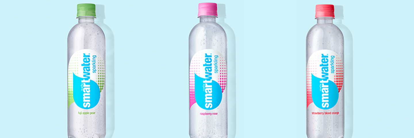 smartwater sparkling First fizz, now flavors.