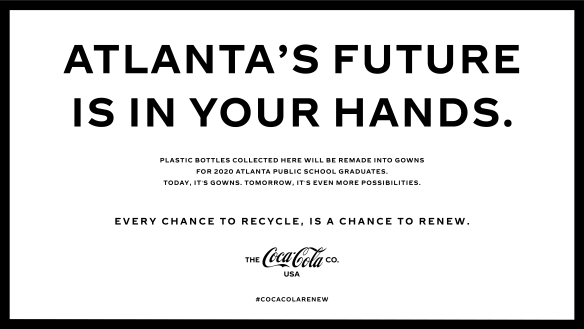 Atlanta's future is in your hands. Every chance to recycle is a chance to renew