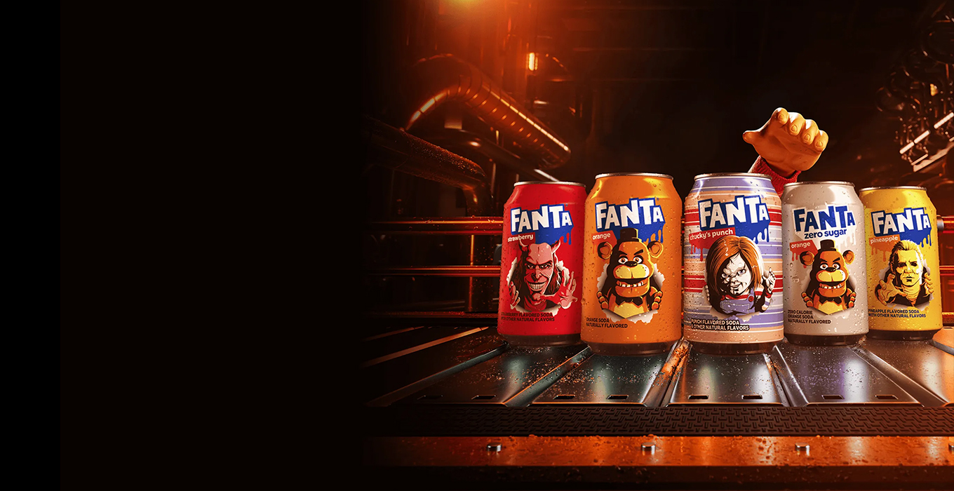 Fanta Halloween limited edition cans