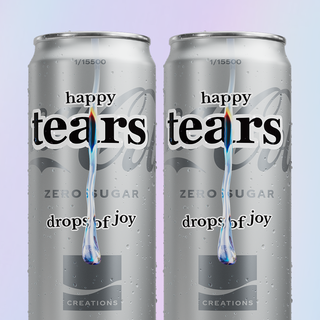 2 cans of happy tears