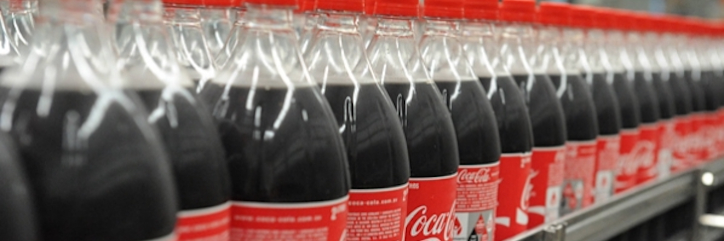 Production line of coca-cola