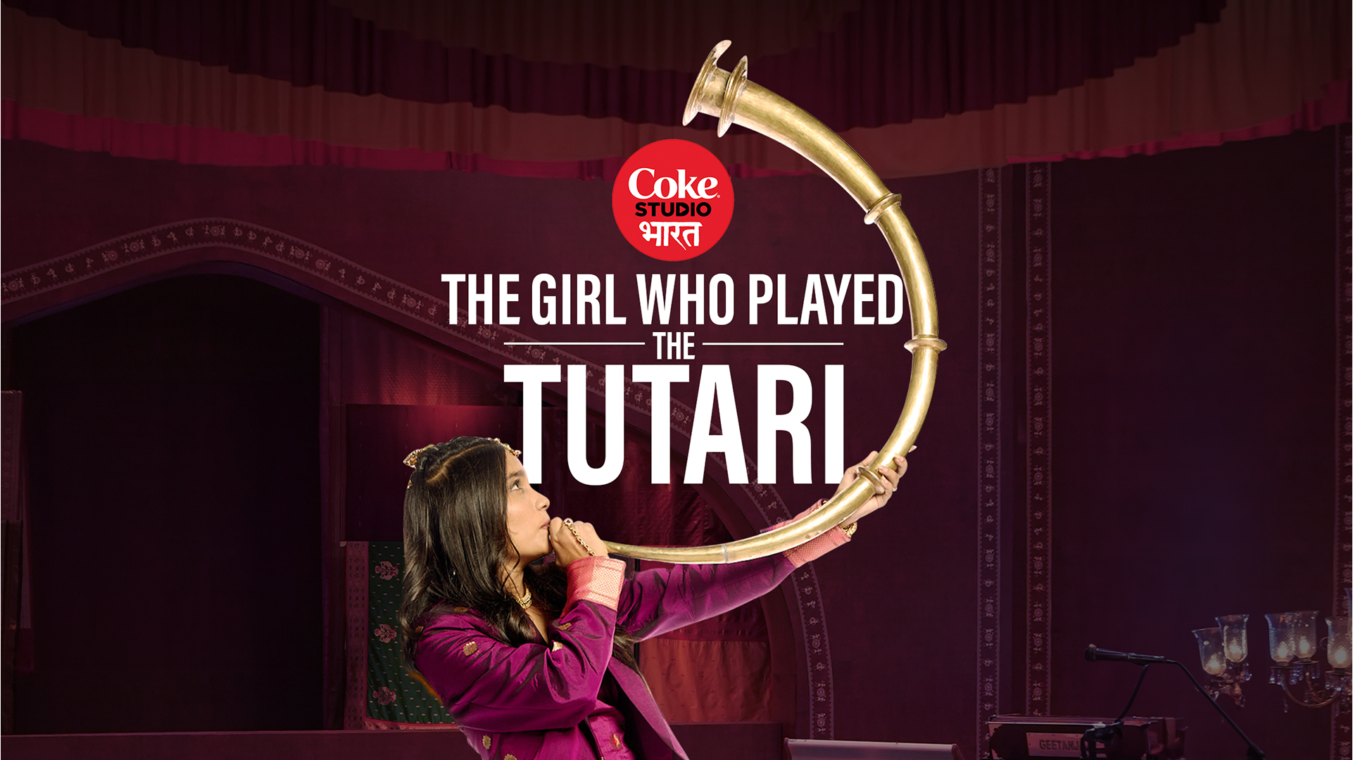 Girl playing a tutari