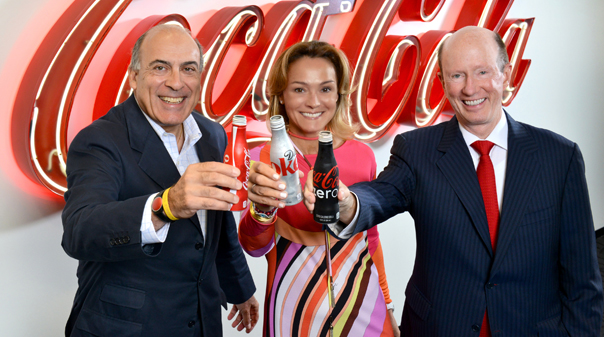 Coca-Cola partners raising a toast