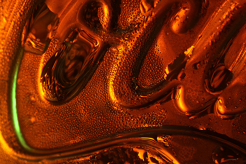Coca-Cola Bell Glass Macro 01 Coca-Cola Bell Glass Macro 01