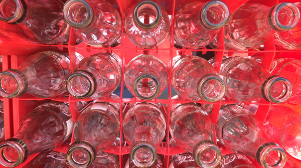 coke bottles crate