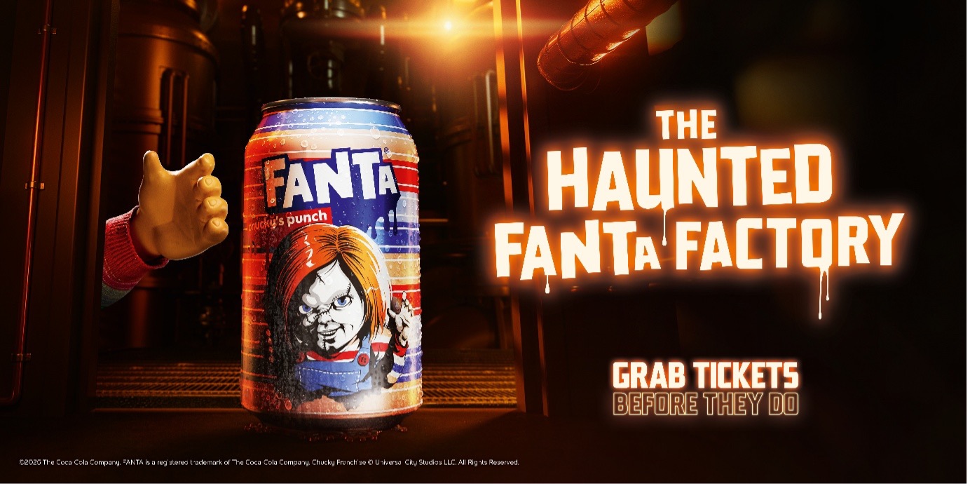 Limited edition Chucky Punch Fanta can