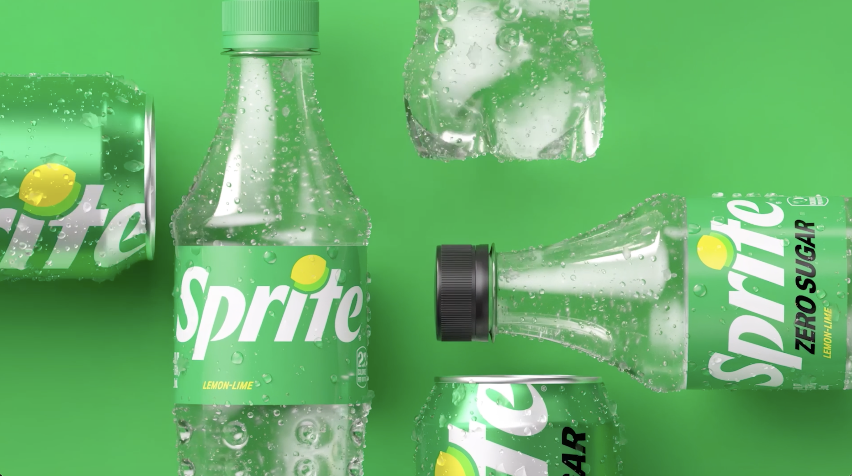 New sprite packaging for bottles and cans