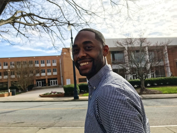 Nathan Alexander smiling from a different angle