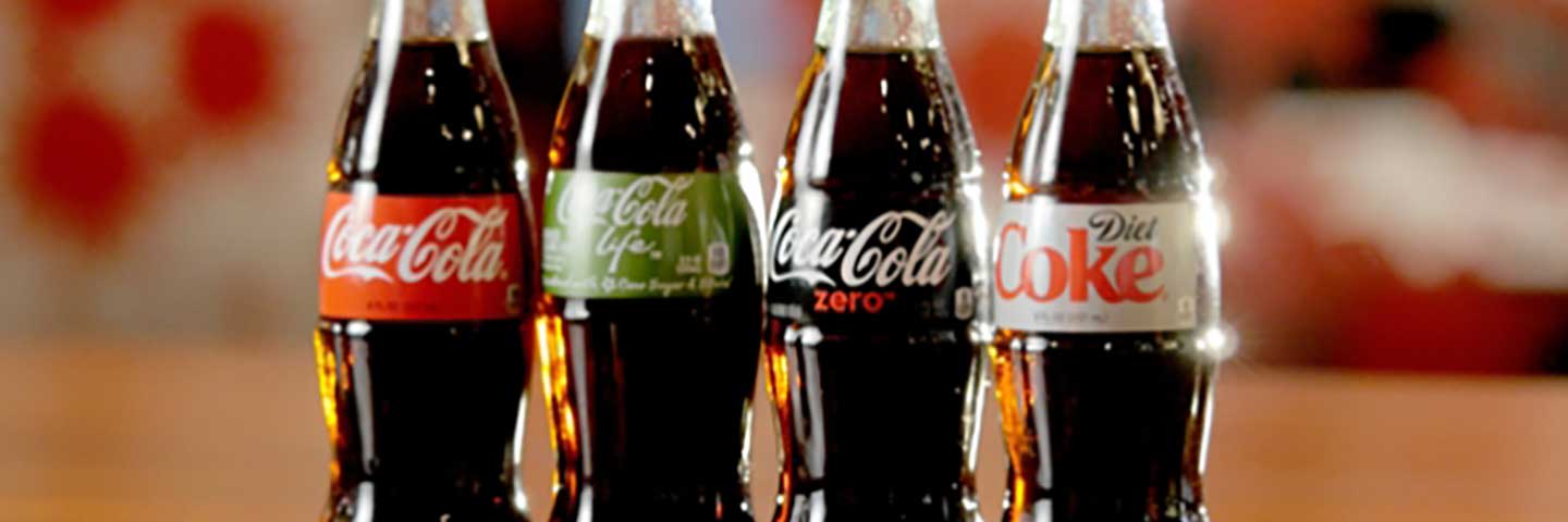 Variety of Coca-cola