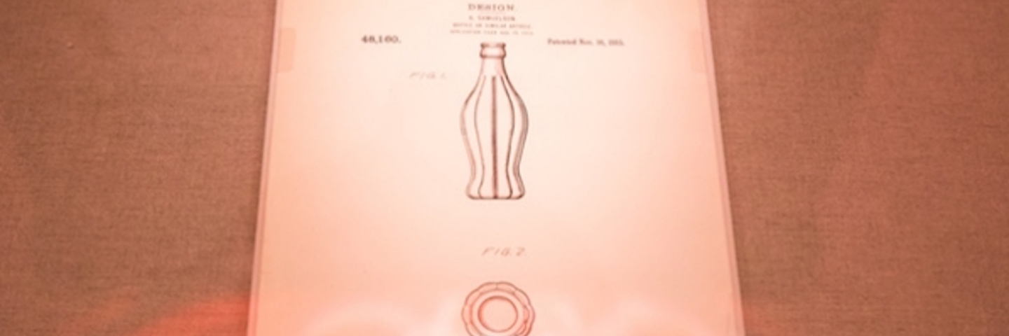 In 1915, the U.S. Patent and Trademark Office granted a design patent featuring a bottle whose curvaceous shape was intended to be instantly recognizable.