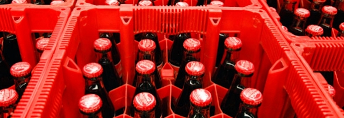 many cola bottles