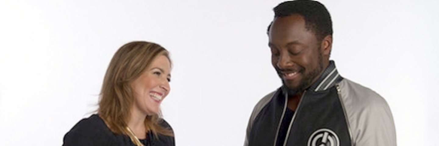 Bea Perez with musical artist Will.I.Am