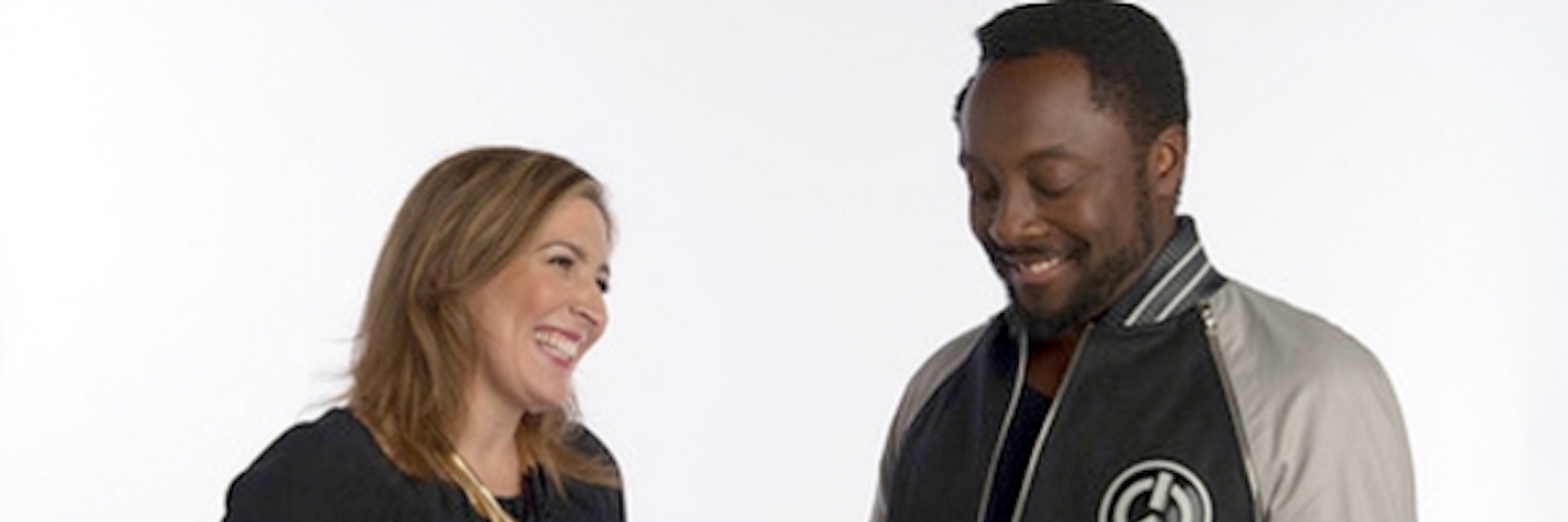 Bea Perez with musical artist Will.I.Am Bea Perez with musical artist Will.I.Am