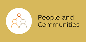 People and Communities icon for The Coca-Cola Company's 2021 Business, Environmental, Social & Governance Report People and Communities