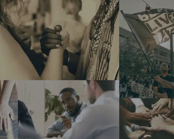 Image montage in support of Black Lives Matter