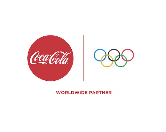 Coca-Cola and Olympics Worldwide Partner logo
