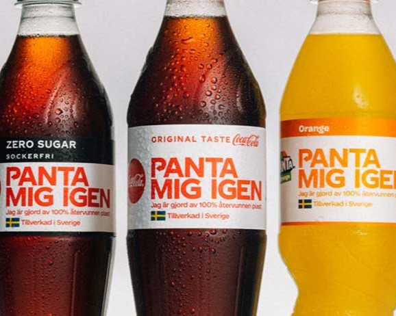 Bottles of Panta Mig Igen brand