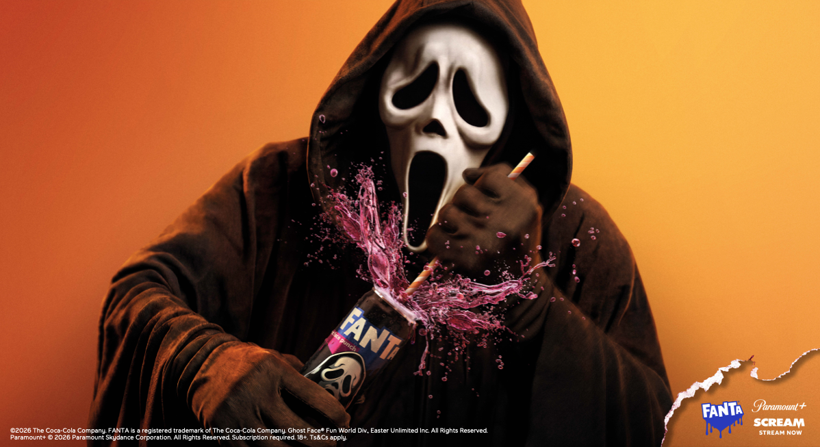Ghost Face® Crashes Fanta’s Haunted Universe for a Scream-worthy Halloween