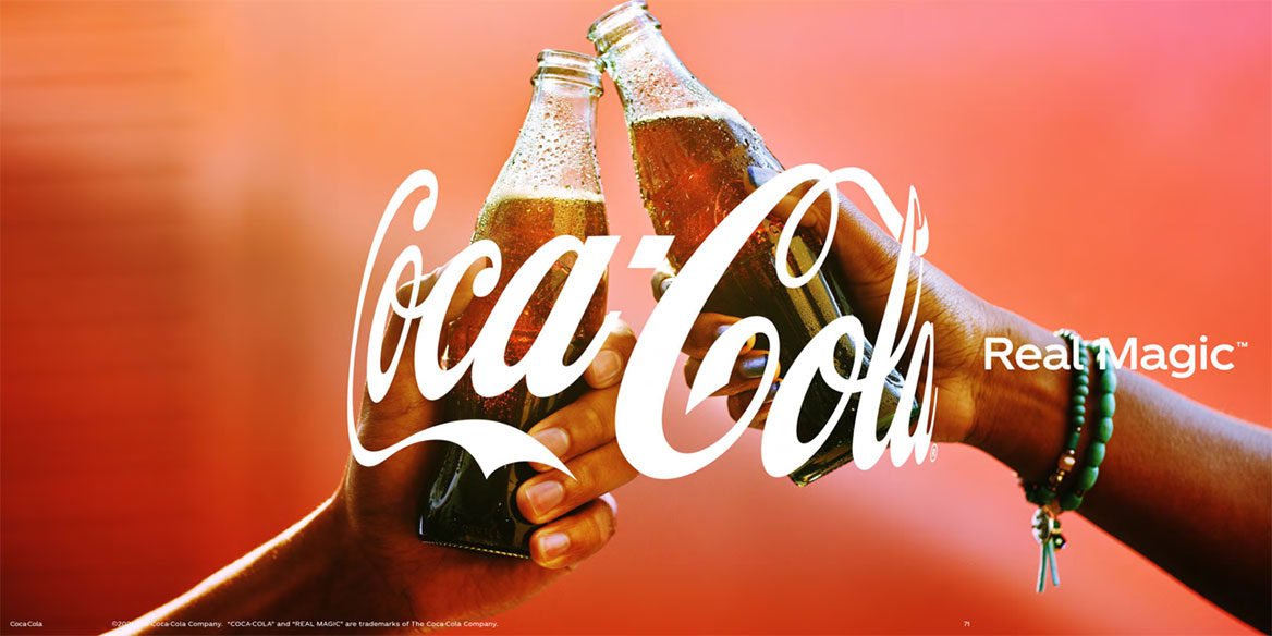 Real Magic New Brand Platform for CocaCola Trademark CocaCola