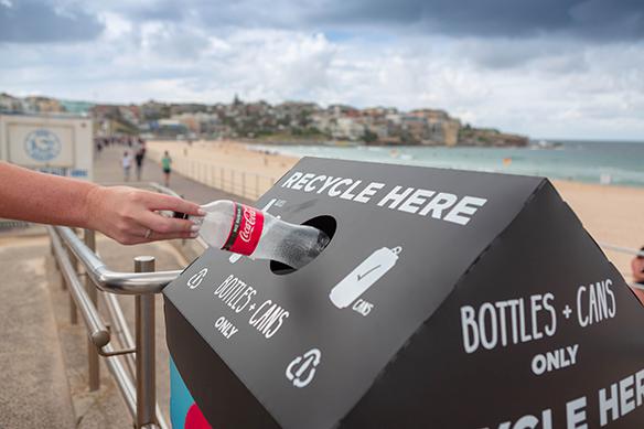 Citizen Blue helps collect containers for recycling, and are a Coca-Cola environment partner