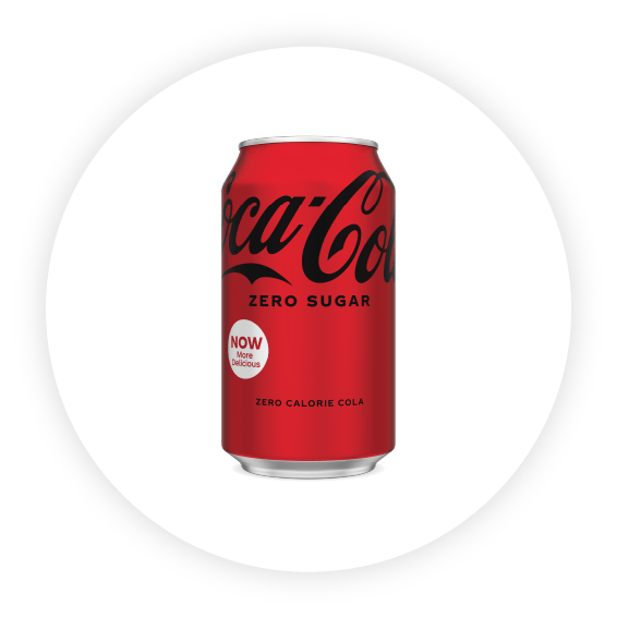 2021 branding of Coca-Cola Zero Sugar 12-oz can