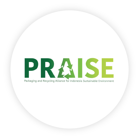 Packaging and Recycling Alliance for Indonesia Sustainable Environment (PRAISE) logo