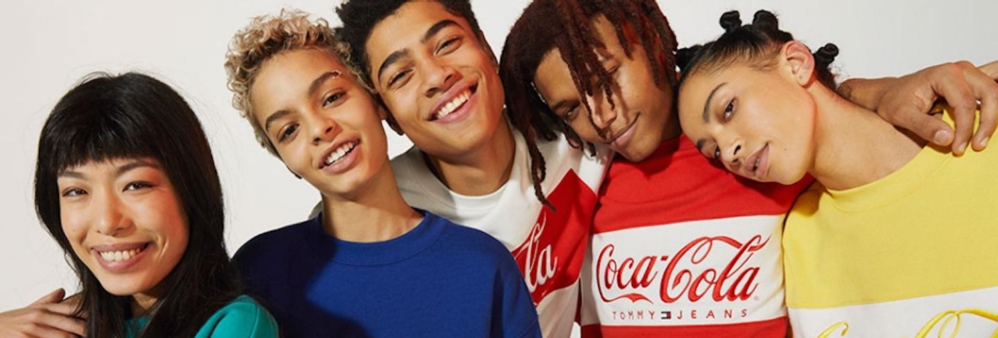 coca cola x tommy jeans