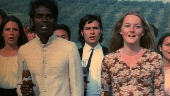 The 'Hilltop' commercial, which includes the iconic jingle 'I'd Like to Buy the World a Coke', premiered in 1971.