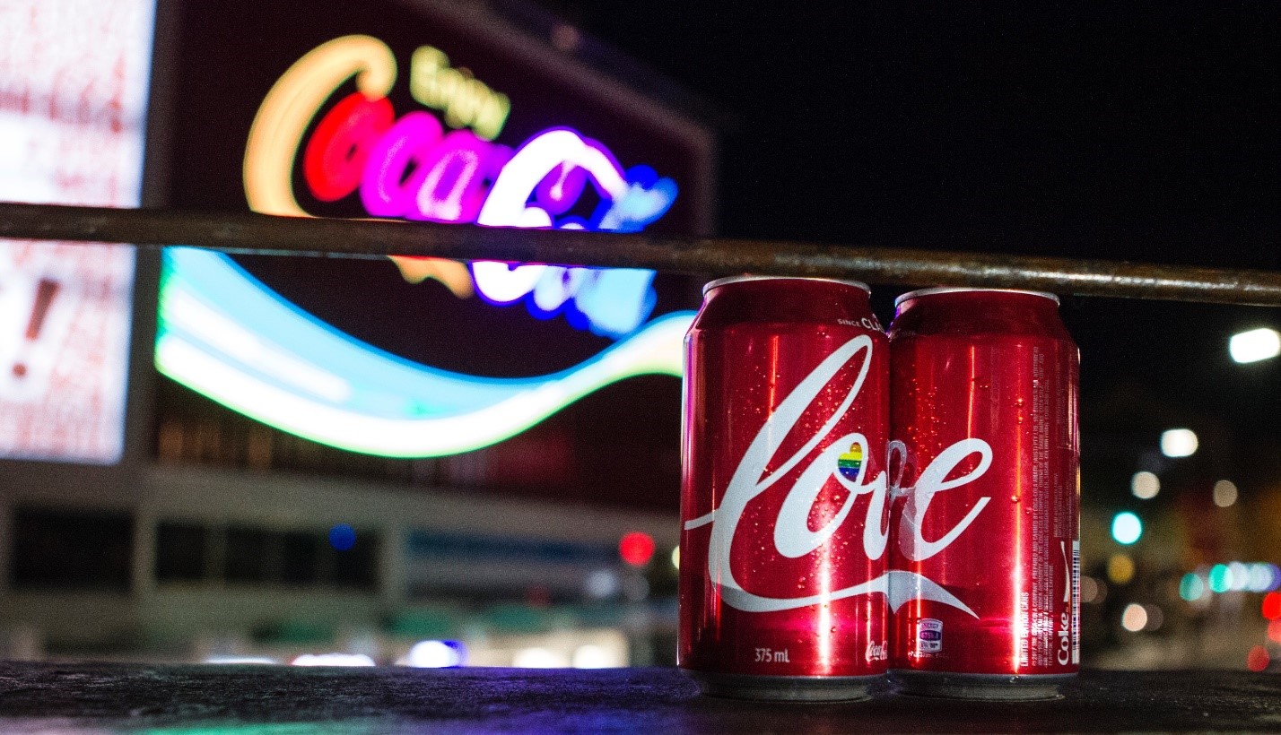 Coca-Cola supports marriage equality with new love can